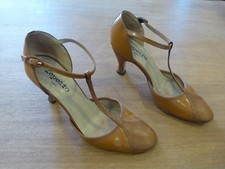 ESCARPINS REPETTO EN CUIR LISSE couleur CAMEL Taille 38,5 39,5 BE