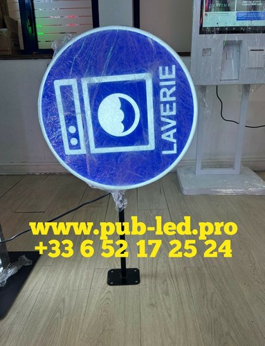 Enseignes lumineuse laverie - lumineuse,