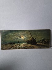 René GOURDON Marine Au Claire de Lune Animée Epoque XIXème Siècle 2/2