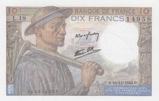 10 Francs - Mineur -