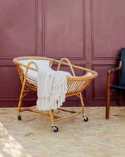 Joseph, le lit bébé en rotin