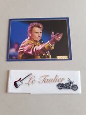 Rare Calendrier de poche 2022 Johnny Hallyday (publicitaire,mini,petit
