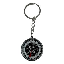 Porte clé Boussole 35 mm Instrument de Navigation Magnétique de Poche Randonnée