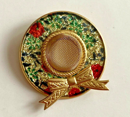Broche vintage doré - vintage,