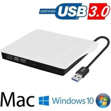 Lecteur Graveur DVD CD Externe USB 3.0 Ultra Slim Enregistreur Portable USB RW