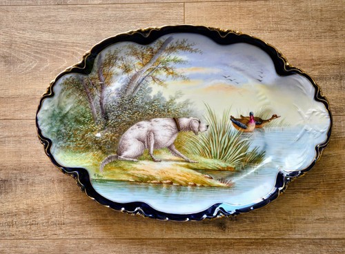 Grand plat porcelaine limoges - grand,