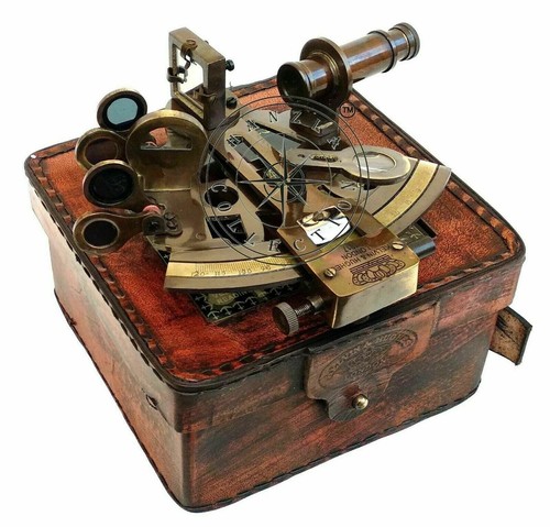 Sextant nautique laiton