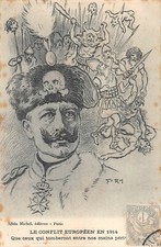 CPA - Satirique - La Carpe Européenne IN 1914