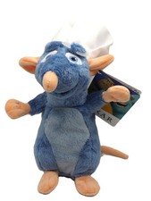 Ratatouille : Peluche Remy avec sa toque blanche