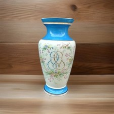 Ancien Vase En Porcelaine à Décor Floral Fin XIXe Porcelaine Paris