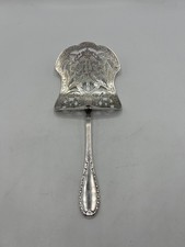 FALKENBERG RARE PELLE  A ASPERGES EN ARGENT MASSIF POINCON MINERVE LAURIERS