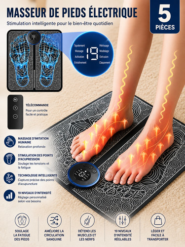 Masseur pieds ems appareil - de,