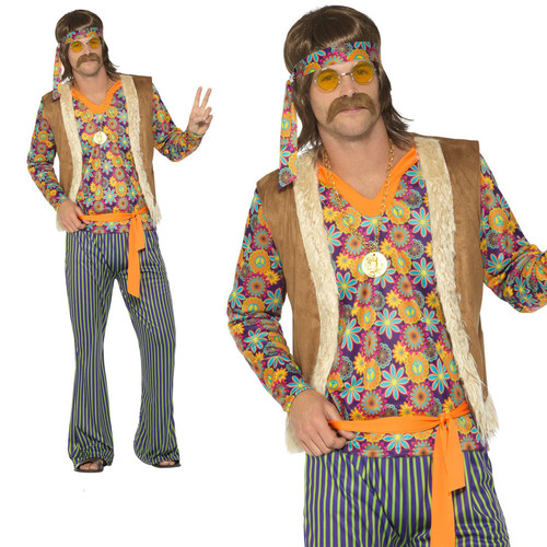 Hippie hommes déguisement - hommes,