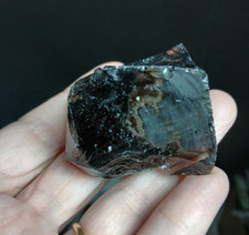 Obsidienne fumée translucide