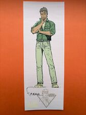 FRANCQ  EX LIBRIS SIGNE SERIGRAPHIE SUR CALQUE LARGO WINCH ESPACE BD NEUF