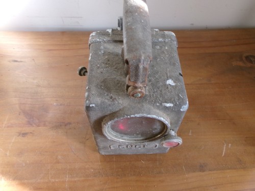 Ancienne lampe cheminot s - ancienne,