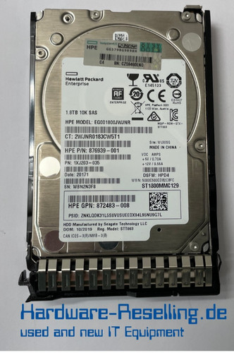 Hpe disque dur - interne, 1,8