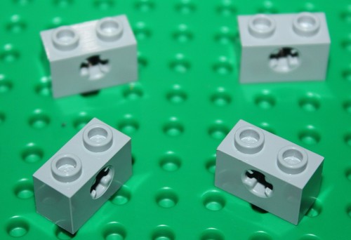Mdstone technic brick 1x2 - x,