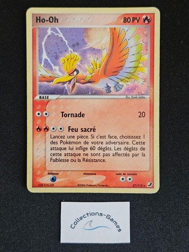 Carte pokémon 115 - ho-oh, 27/115