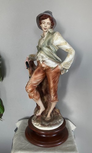 Statue plâtre polychrome - statue, en