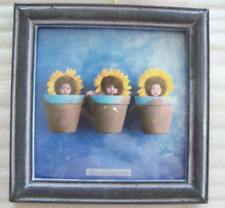 CADRE TABLEAU Reproduction ANNE GEDDES 3 Bébés Pot de Fleurs