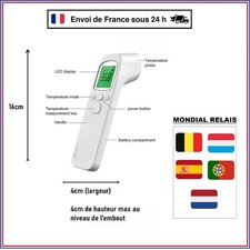 Thermomètre Infrarouge LCD Thermomètre Numérique Frontal Infrarouge Sans Contact
