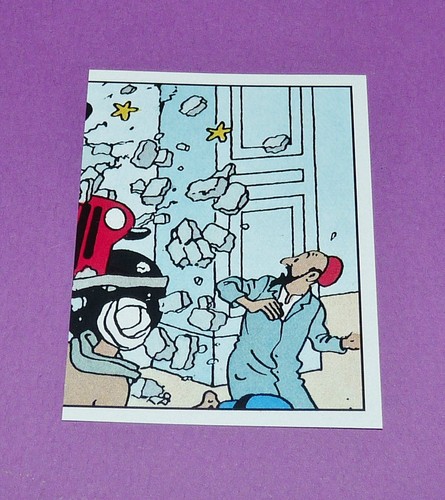 197 panini tintin herge - tintin,