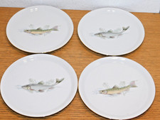 vintage LOT 4 ASSIETTE Winterling Marktleuthen Bavaria FISH service à poisson