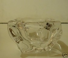 @ MAGNIFIQUE CENDRIER EN CRISTAL SIGNE DAUM - FRANCE