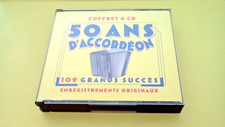 RARE COFFRET 6 CD 50 ANS D'ACCORDÉON 109 GRANDS SUCCÈS ENREGISTREMENTS ORIGINAUX