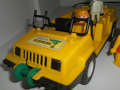 Playmobil vintage rare jeep - playmobil,