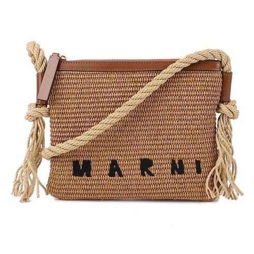 Marni sac croisé raphia - marni, en
