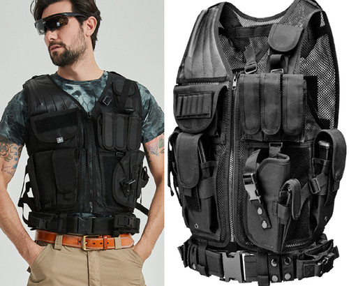 Gilet tactique airsoft - tactique, chasse