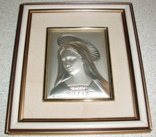 Cadre religieux argent 925 silver sterling italy