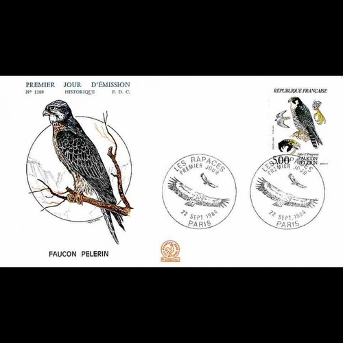 Fdc 1389 rapaces - fdc, n°
