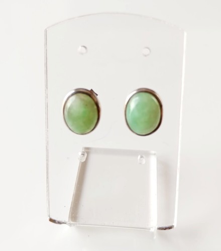 Boucle oreille jade sur - en,