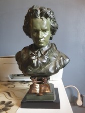 BUSTE BEETHOVEN EN REGULE SIGNE G LEROUX