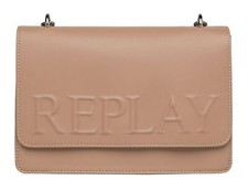 REPLAY sac à épaule bandoulière Crossbody Bag Pale Grey Brown