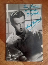 André DASSARY, chanteur, artiste, Photographie Autographe Dédicace