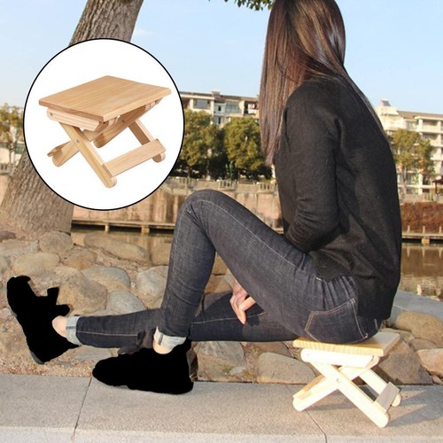 Portable fold tabouret - portable, bois