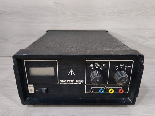 Megger ducter d203 ohmmètre - megger,