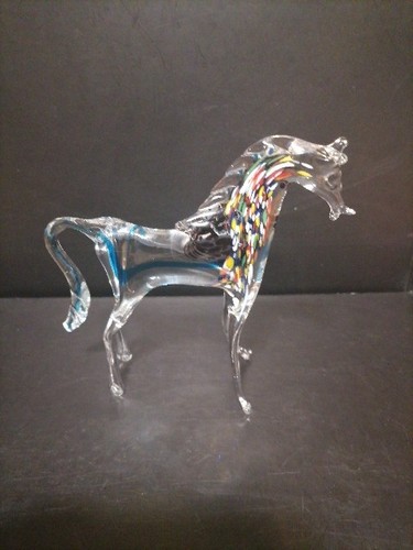 Cheval verre transparent - ,
