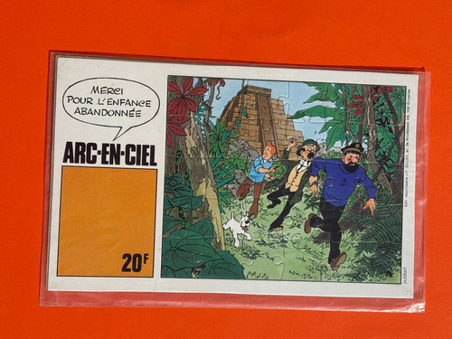 Herge puzzle arc ciel - puzzle, en