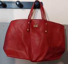 Jean-Louis Scherrer sac cabas rouge bordeau + sac assorti
