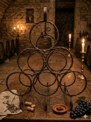 Ancien porte bouteille - porte,