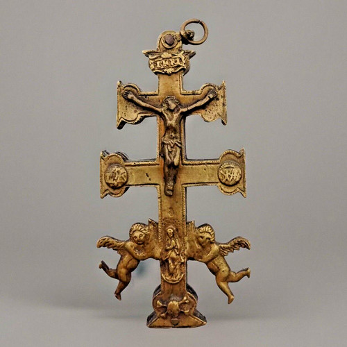 Ancienne croix bronze - croix,