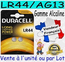 Piles DURACELL TYPE AG13 LR44 - Dispo aussi : CR2016 CR2025 CR2032 CR2430 CR2450