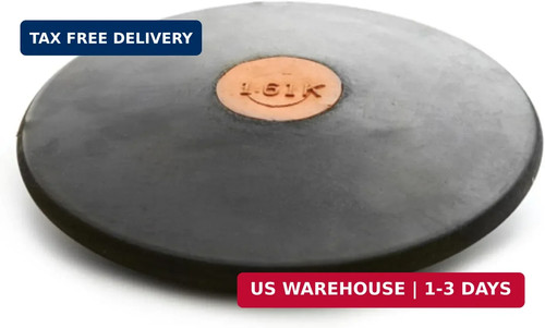 Offical black rubber discus - black,