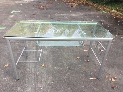 1401 bureau métal verre - bureau, et