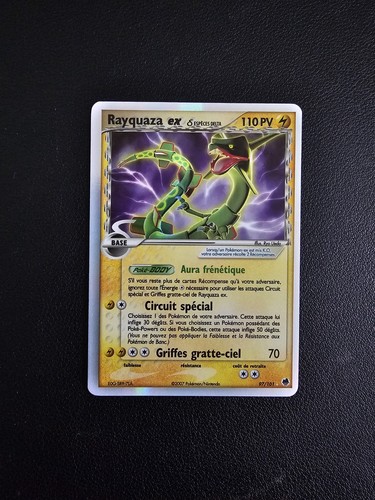 Carte pokémon rayquaza - rayquaza, ex